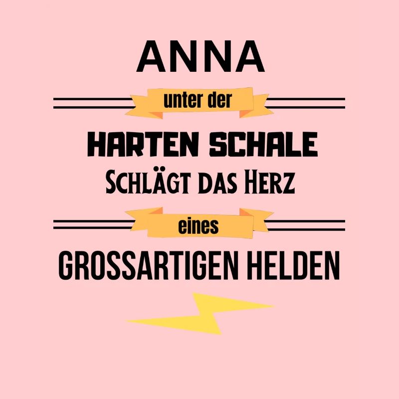 Anna unter harte Schale eines Großartigen Helden