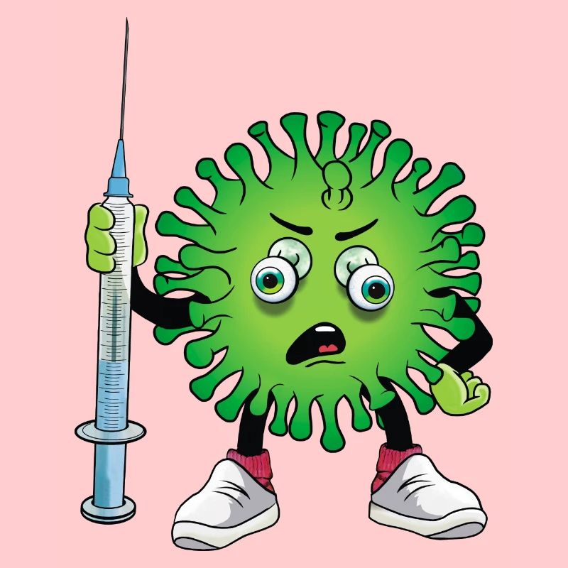 Virus avec seringue