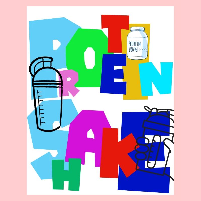 Shake protéiné. Supplément de protéines. Boisson.