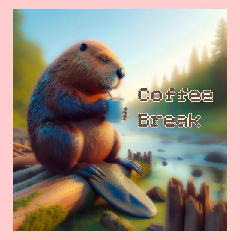 Pause-café castor