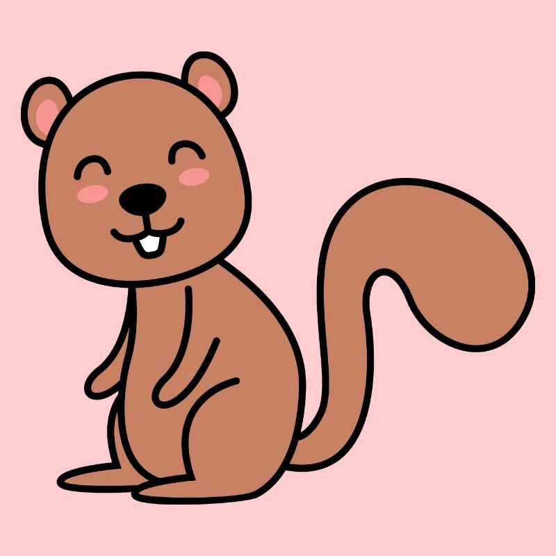 Écureuil animal comique