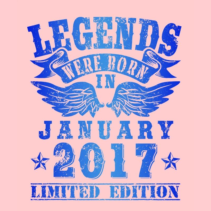 Les légendes sont nées en janvier 2017 Anniversaire