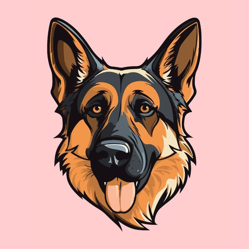 Schäferhund Hund Kopf