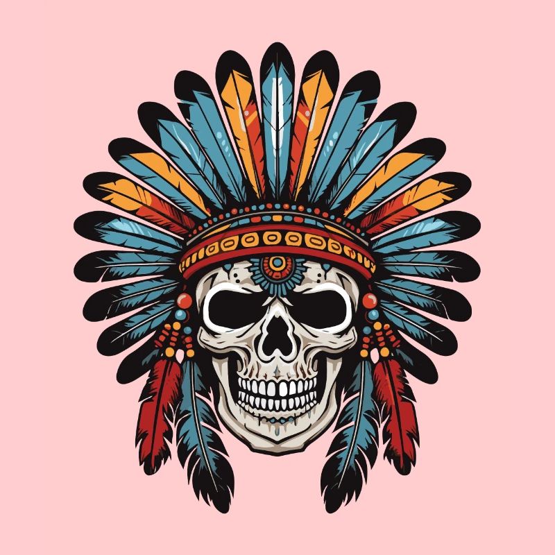Apache Indian Skull