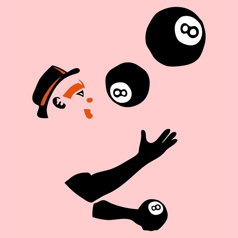 jongleur boule billard 8
