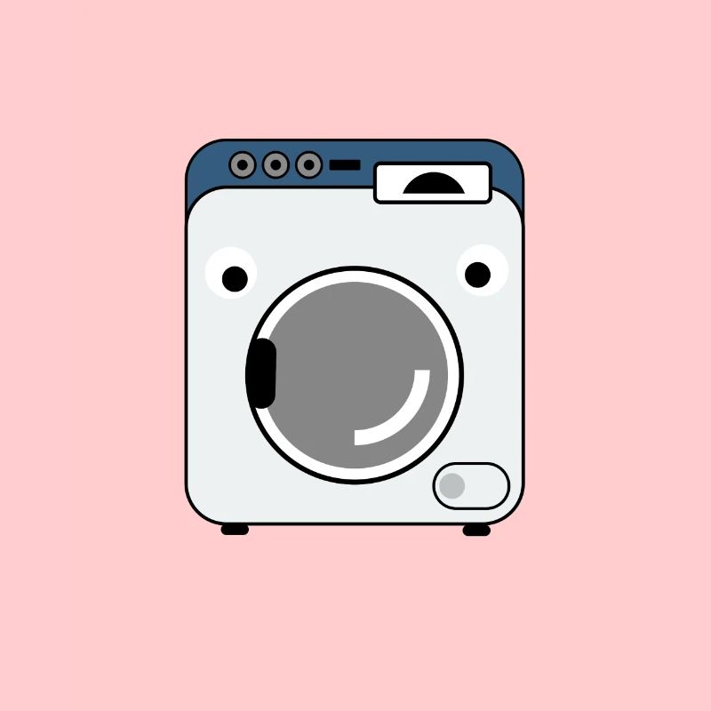 Comic Waschmaschine