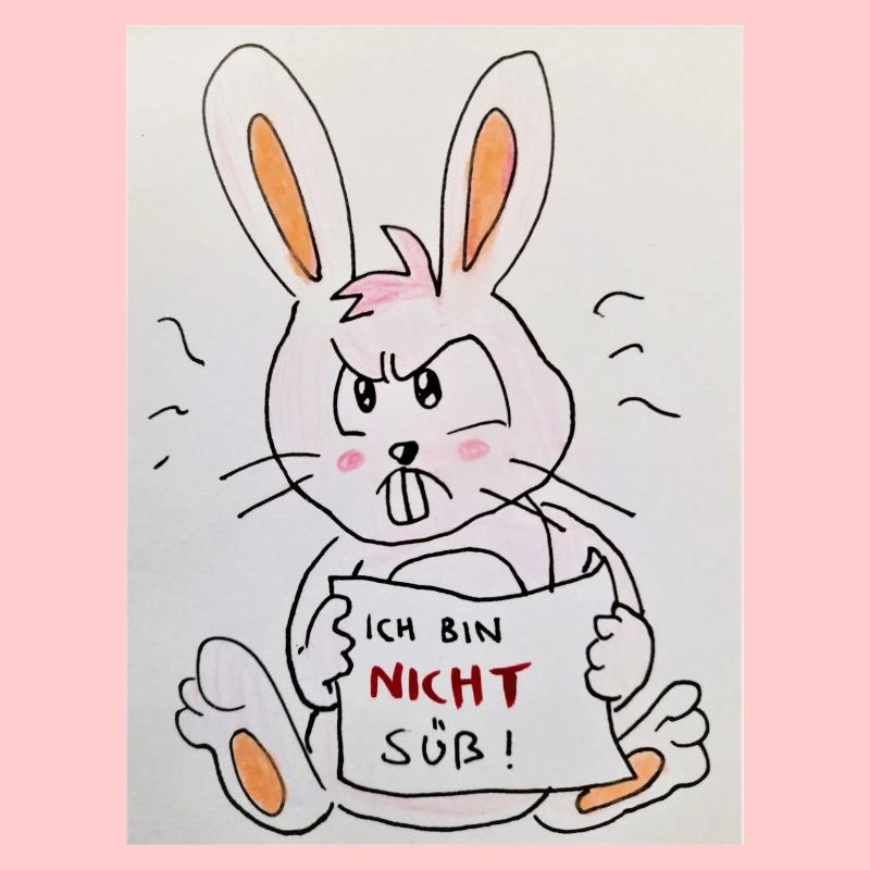 grumpy rabbit