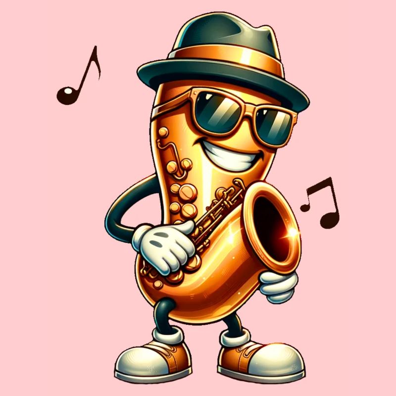 Jazz It! 🎷 Cool Saxophone with Hat and Shades