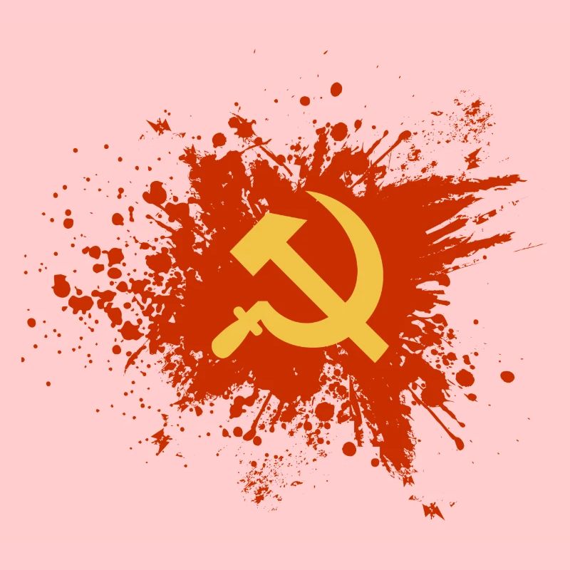 Soviet retro communism design