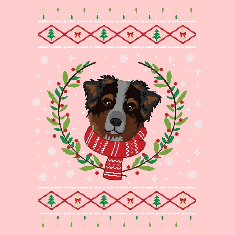 Pull de Noël laid de berger australien