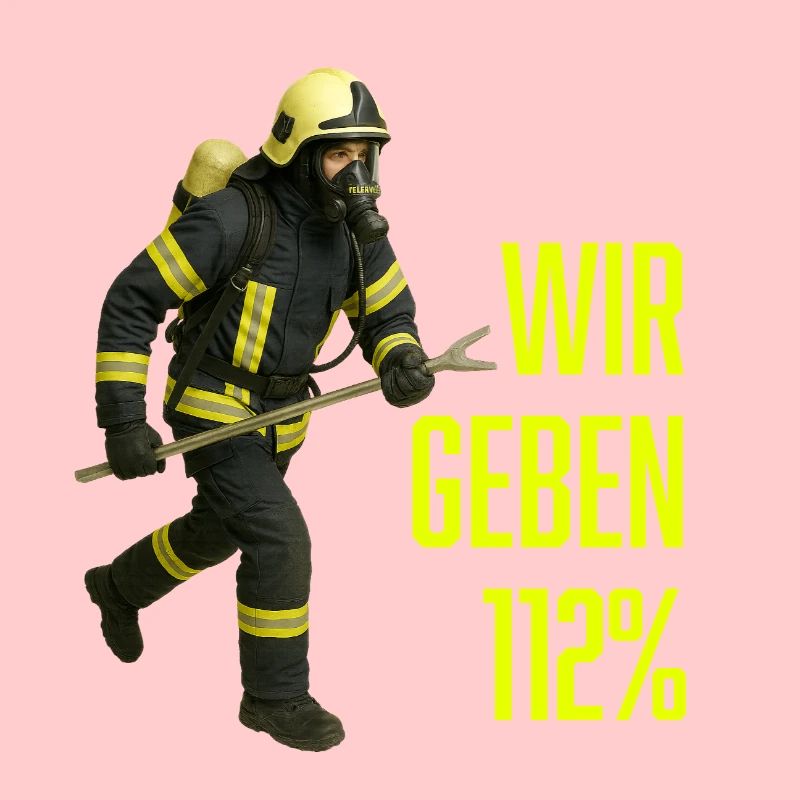 We give 112% Fire Brigade Firefighter Rescue