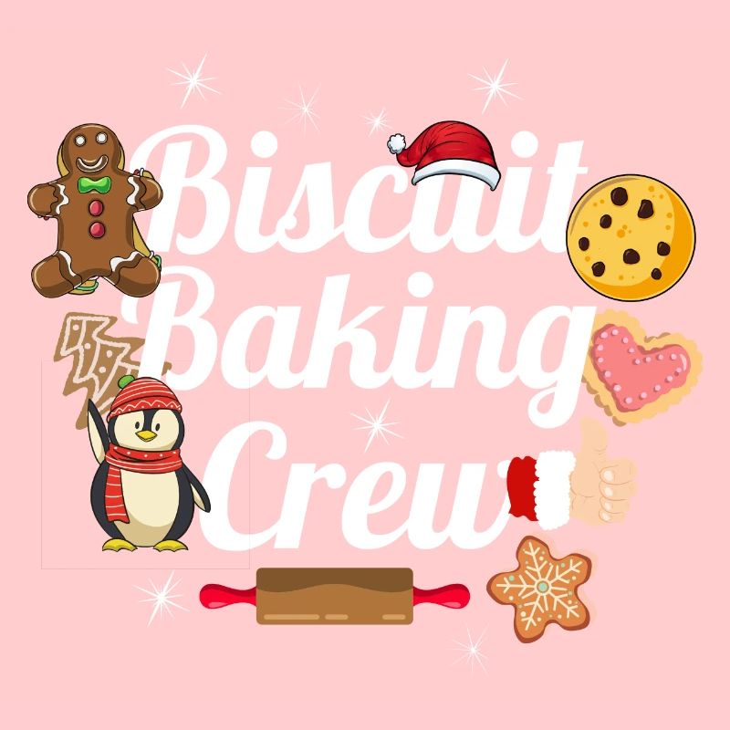 Funny Cookie Baking Christmas Team