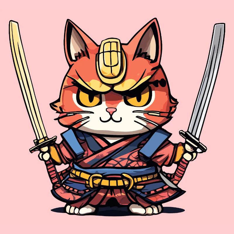 Chat samouraï #41
