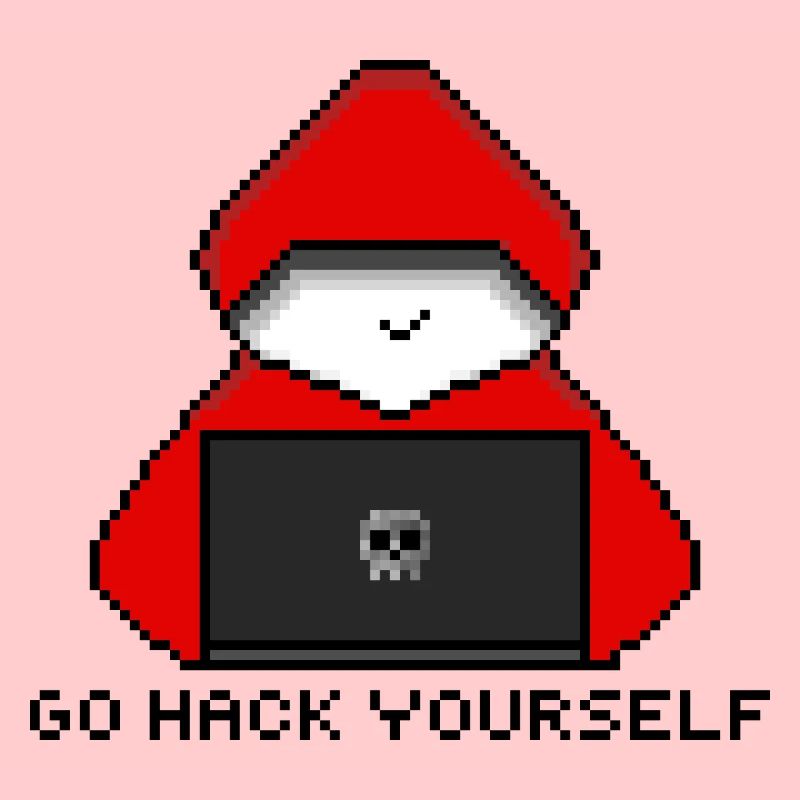 Go Hack Yourself Pixel Art