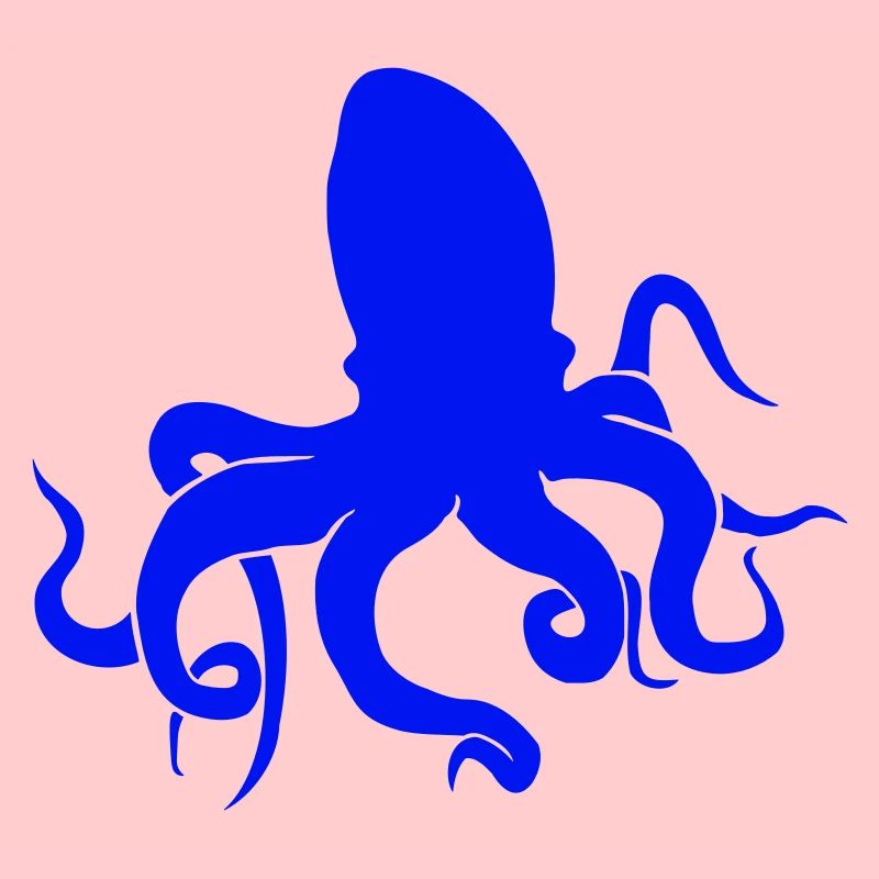 Octopus Octopus Octopus Squid Cephalopod Silhouette