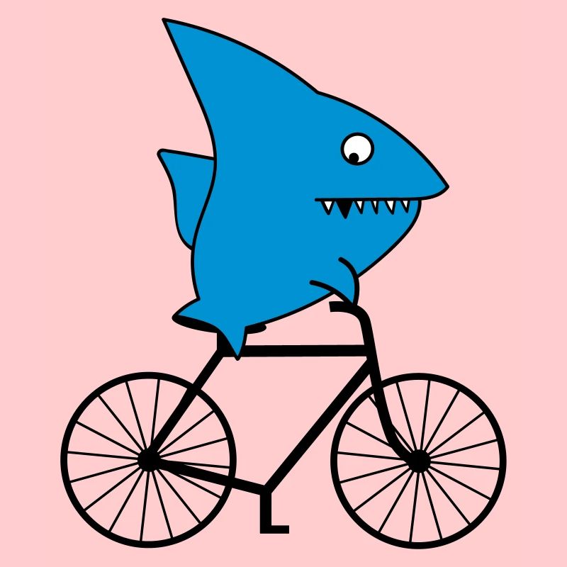 Hai rides a bicycle