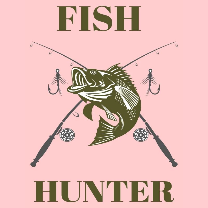 Fish Hunter Tshirt Angler Geschenk