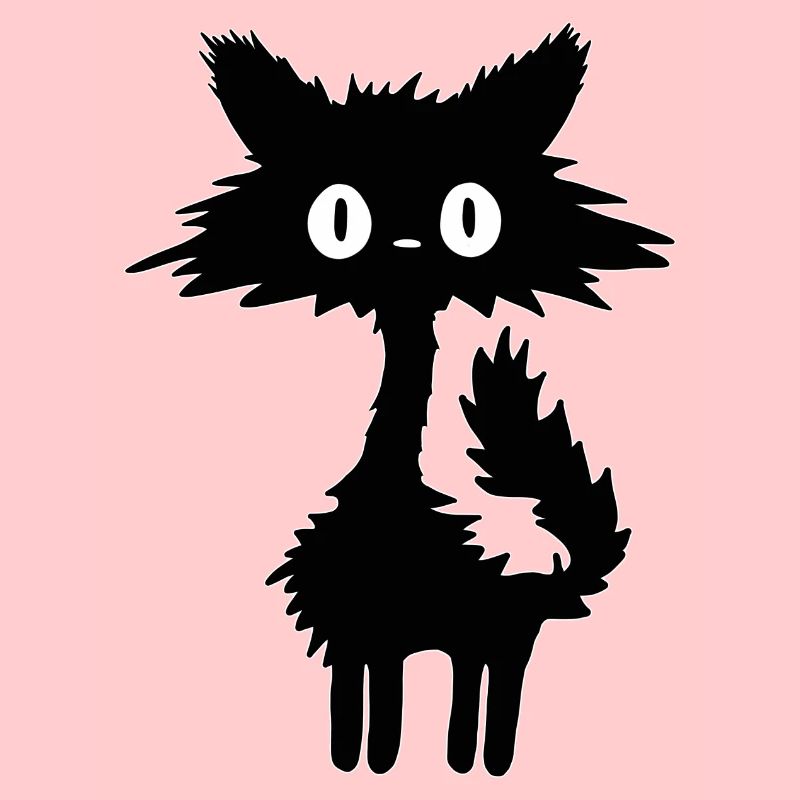Schwarze Katze