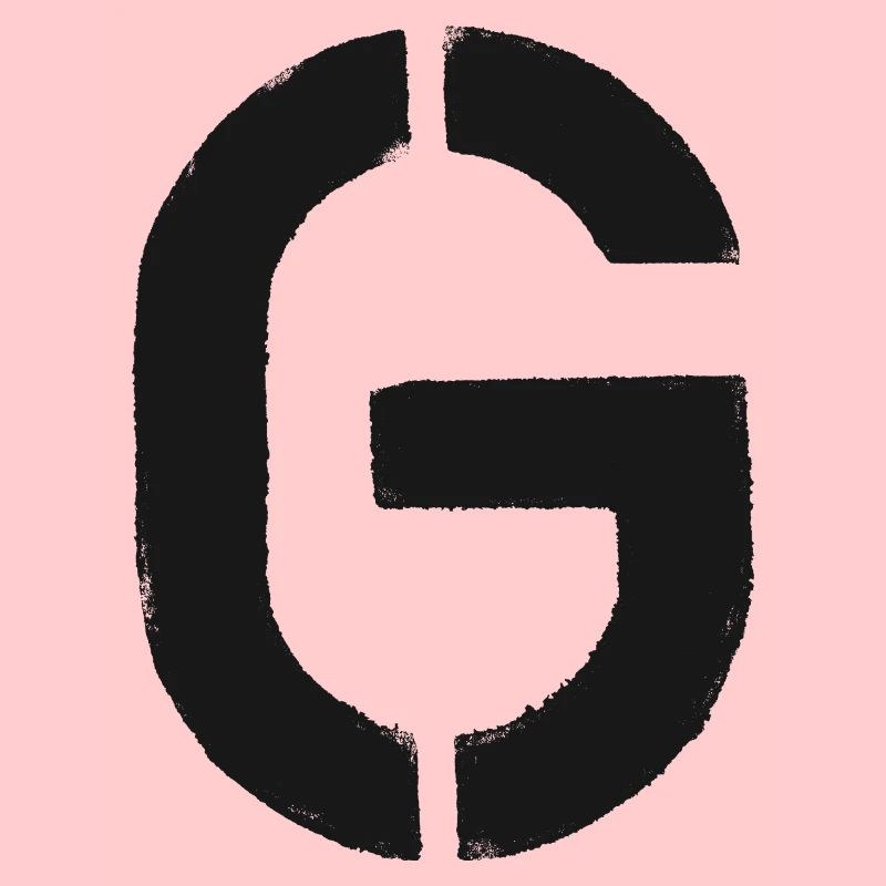 G - Schablone / Buchstabe