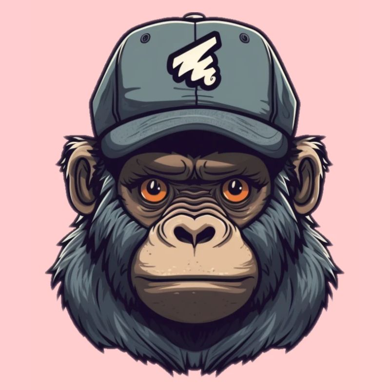 Monkey with cap