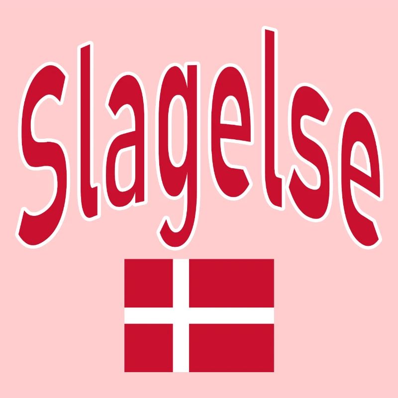 Drapeau de Slagelse Danemark