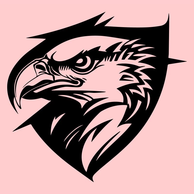 Eagle in profile