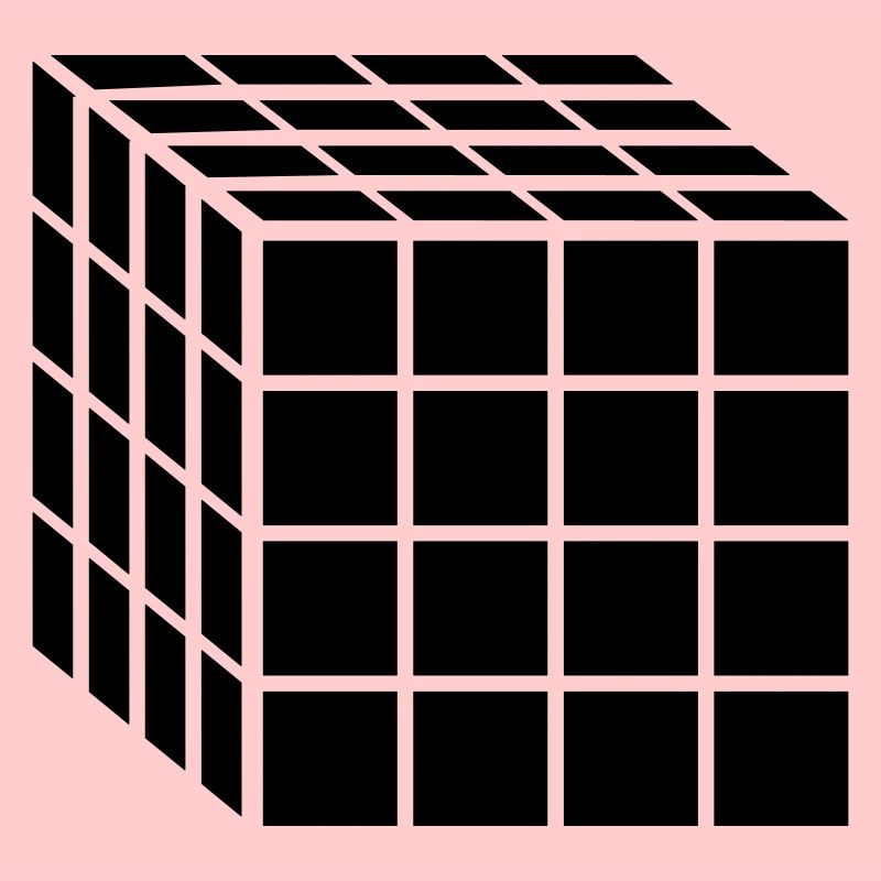 Cube de bloc 4x4