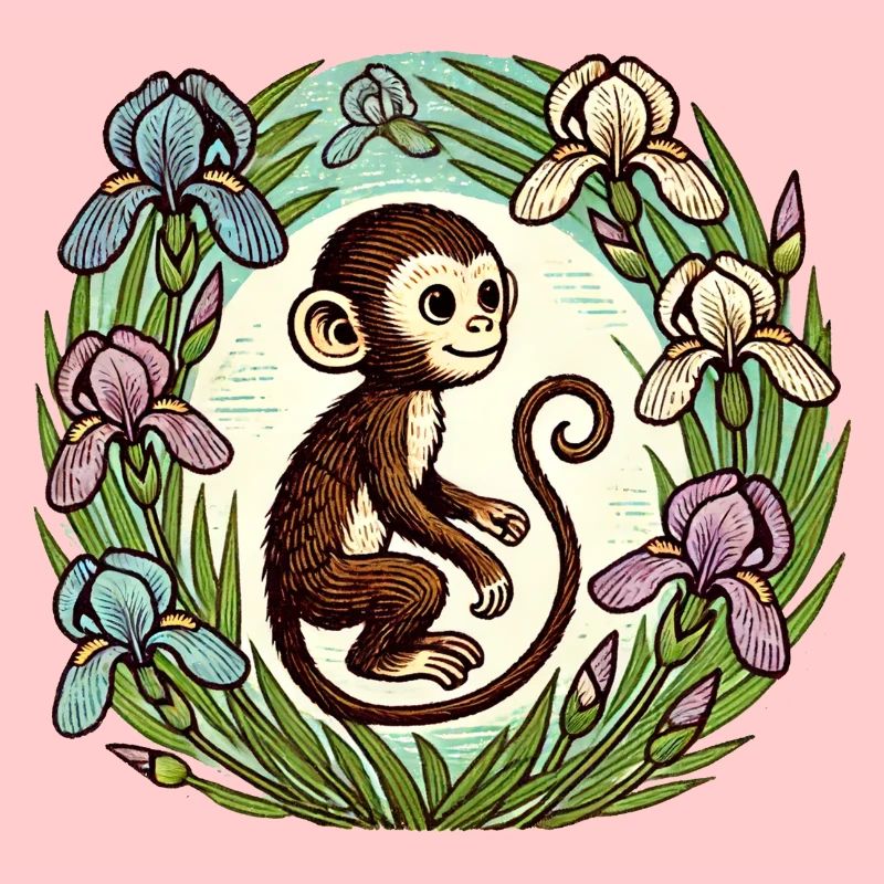 Iris-Affe