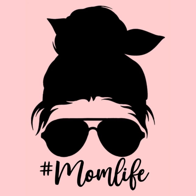 Leopard Messy Bun Momlife-Mom-Müttertag-Mutter
