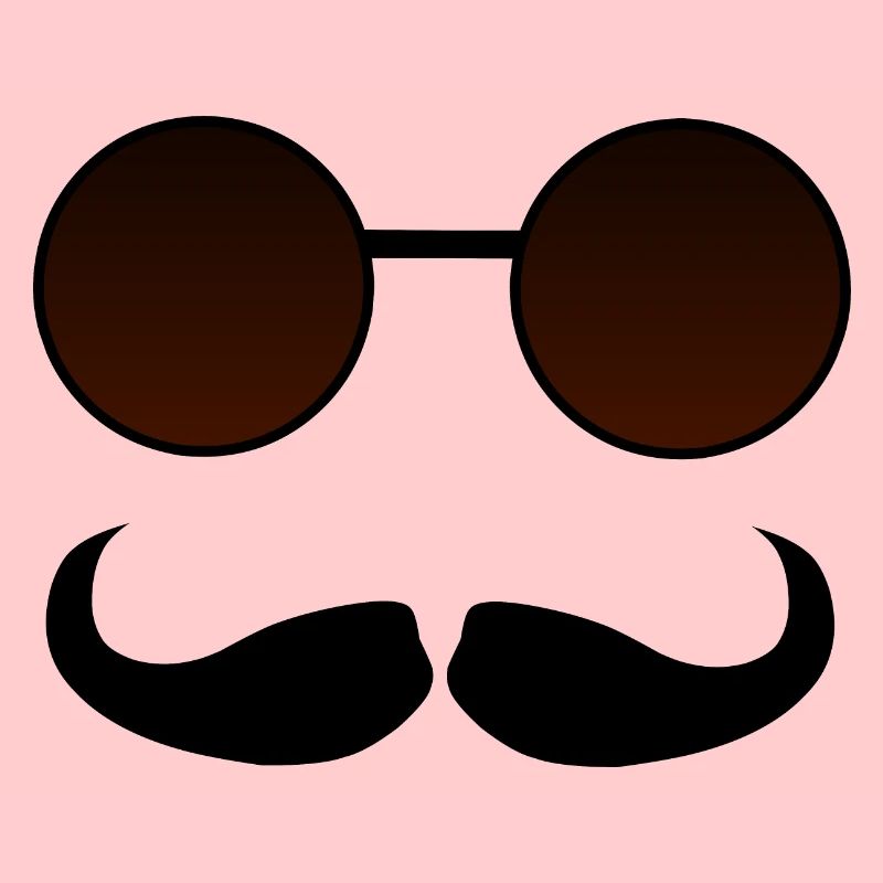 Hispter Mustache and Googles
