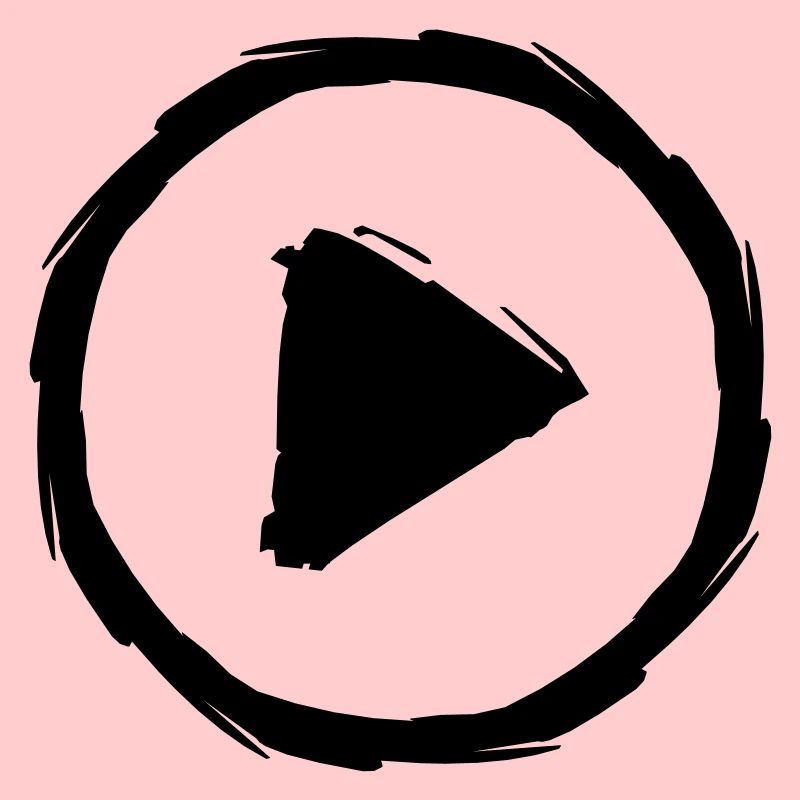 play triangle stop button break music buttons circles