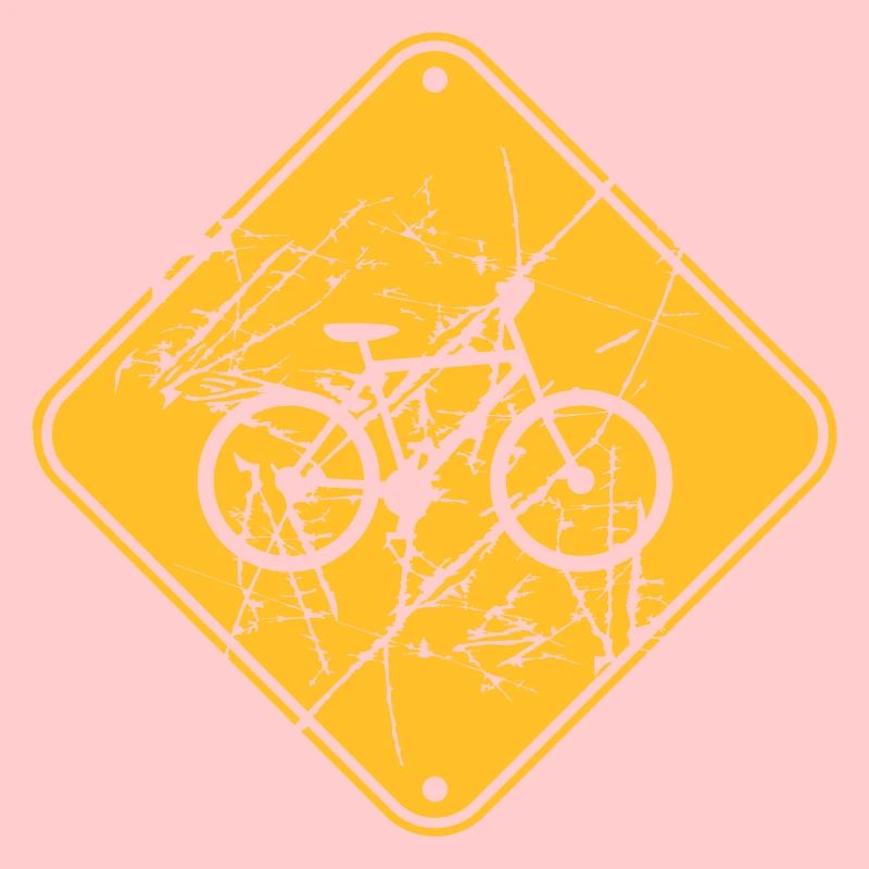Note de panneau de signalisation de bicyclette