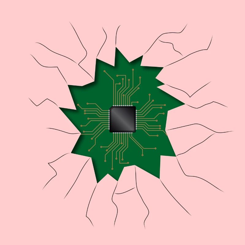 Chip inside
