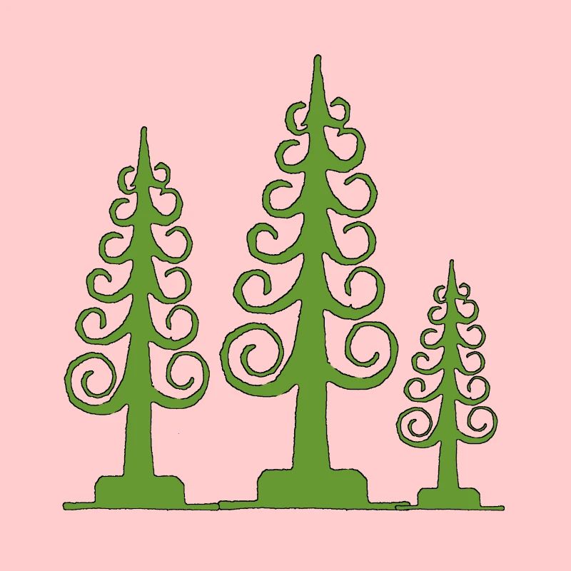 Arbre span, arbre sculpté