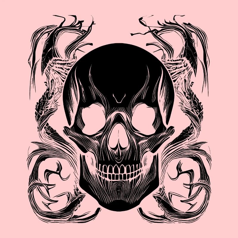 Halloween- oder Horror- Totenschädel