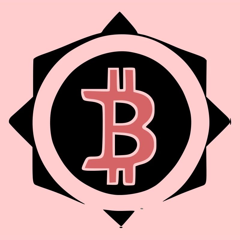 Bitcoin Krypto Währung virtuellen Lebens Vector 2