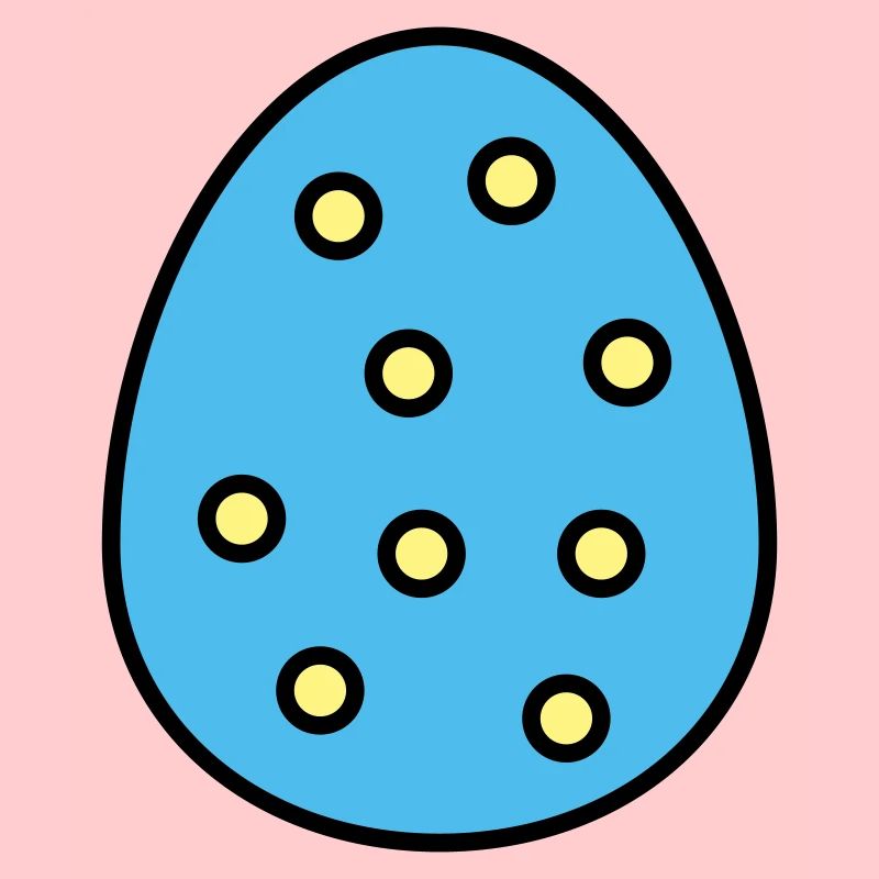 Œuf de Pâques marqué