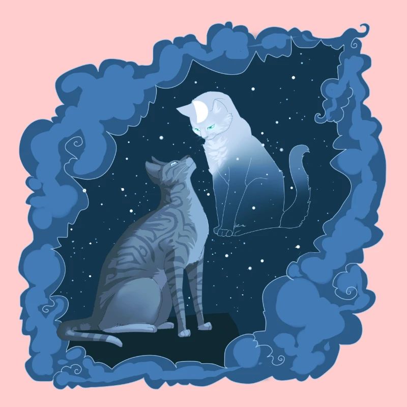 Jayfeather Jay Feather Grey Cat Halfmoon Moon