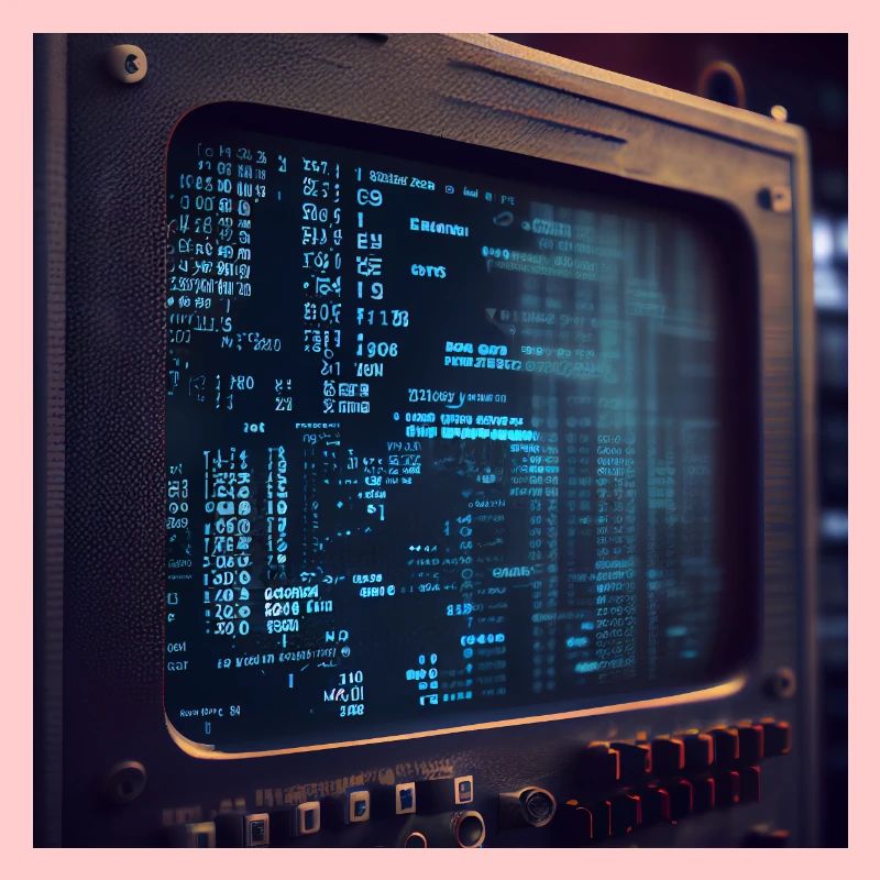 Code sur un écran de PC