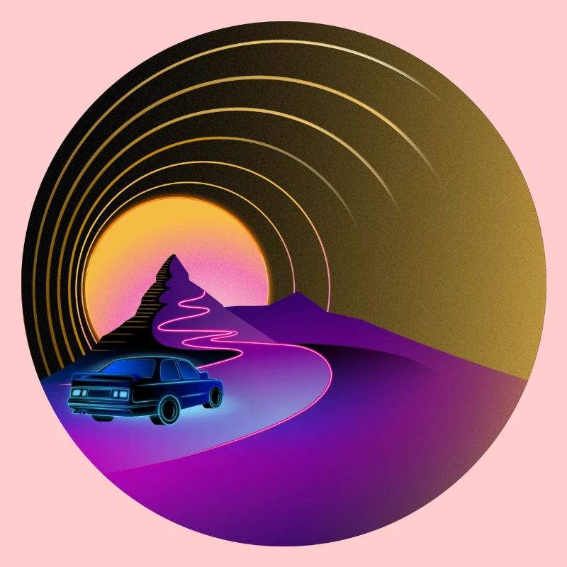 E30 - Retro - Synthwave - Style