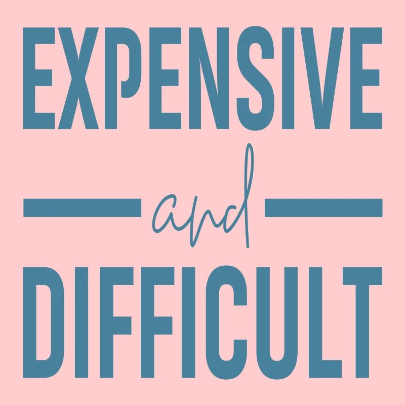 Coûteux et difficile