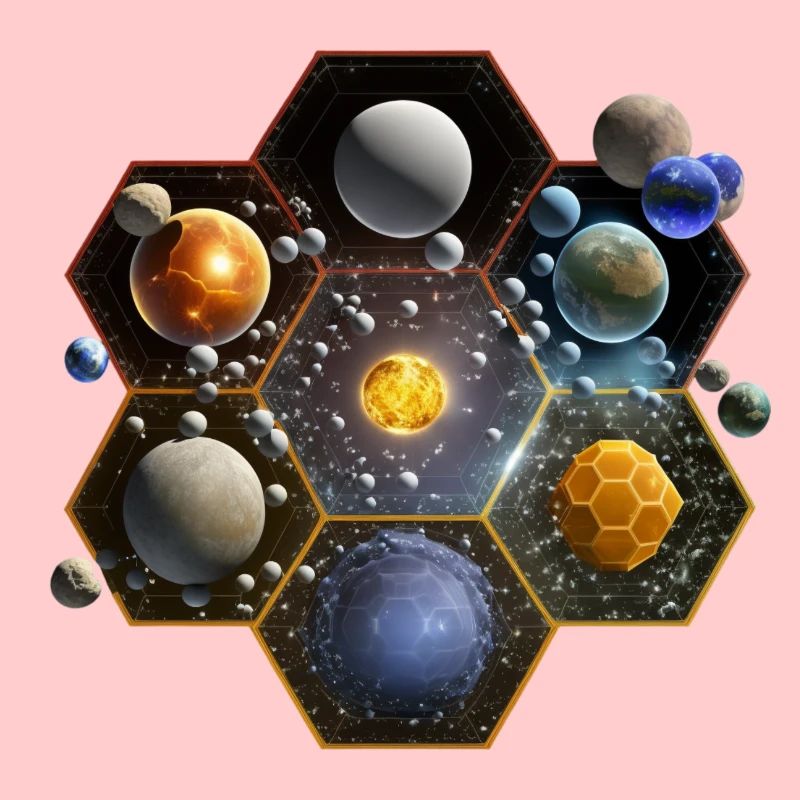 Système solaire hexagonal