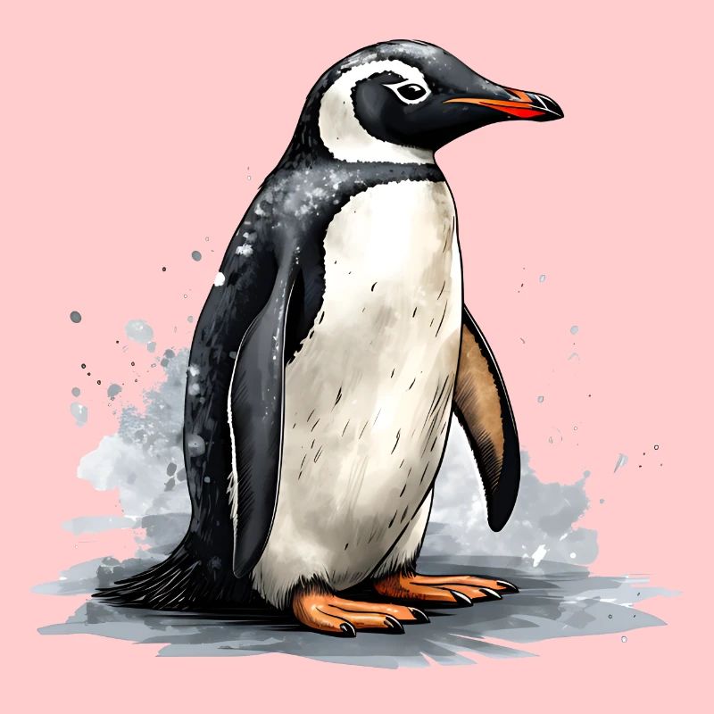 Pinguin auf Eisscholle