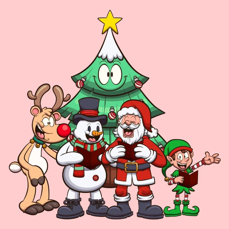 Weihnachtsfiguren singen