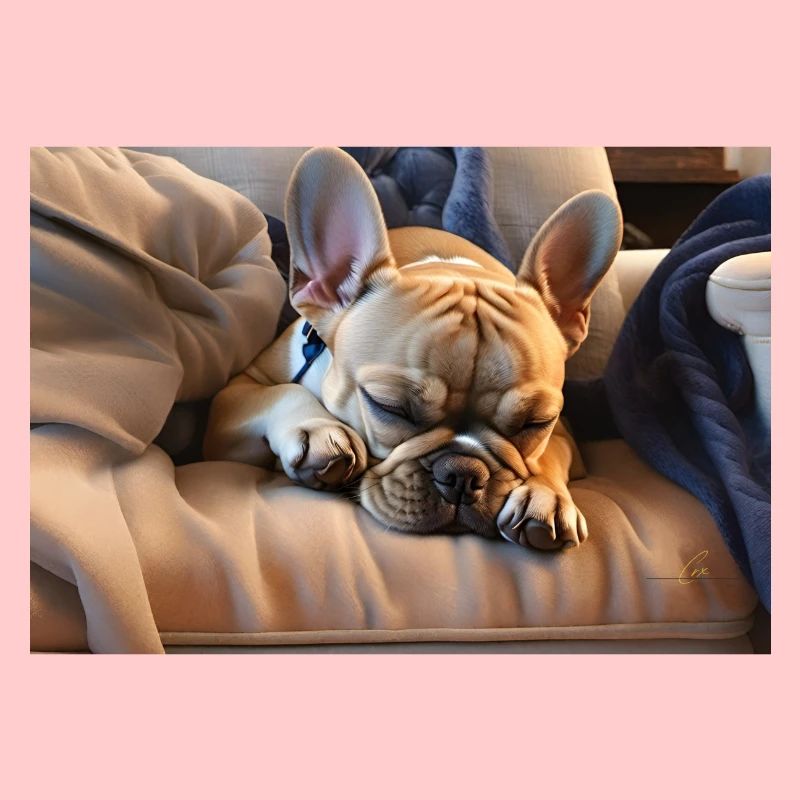 Sleeping frenchie