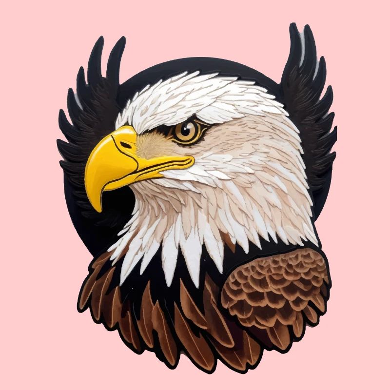 Beautiful bald eagle