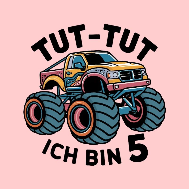 Monster Truck - Ich bin 5 - Einzigartiges Geschenk