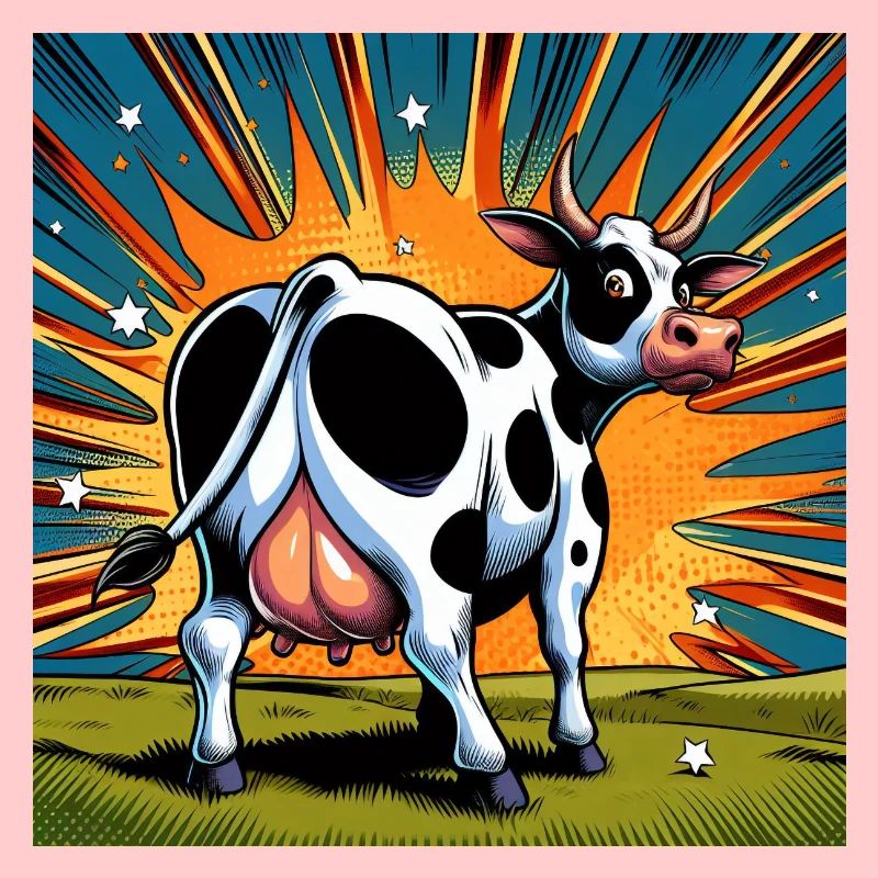 Vache de derrière