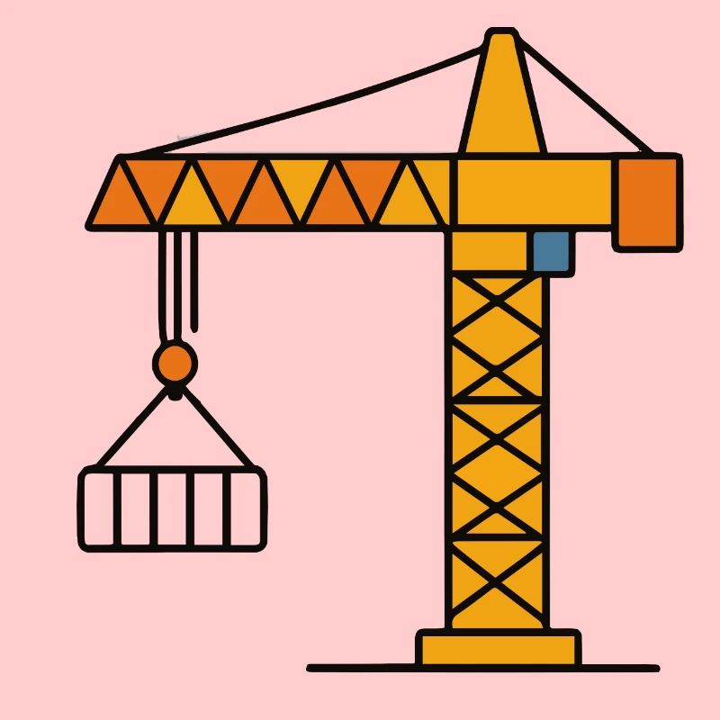 Grue de construction - grutier