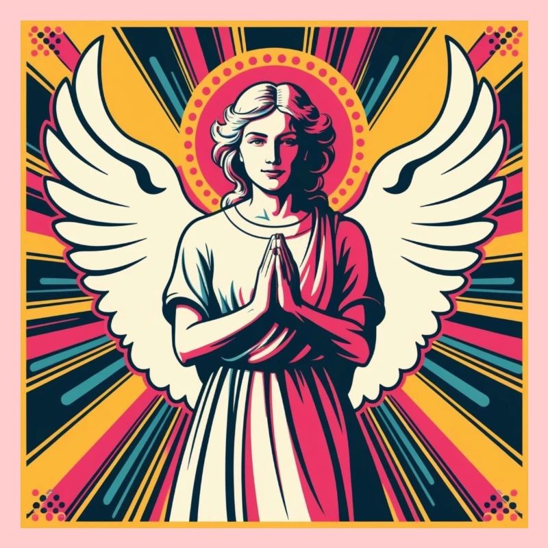 Schutzengel Pop-Art